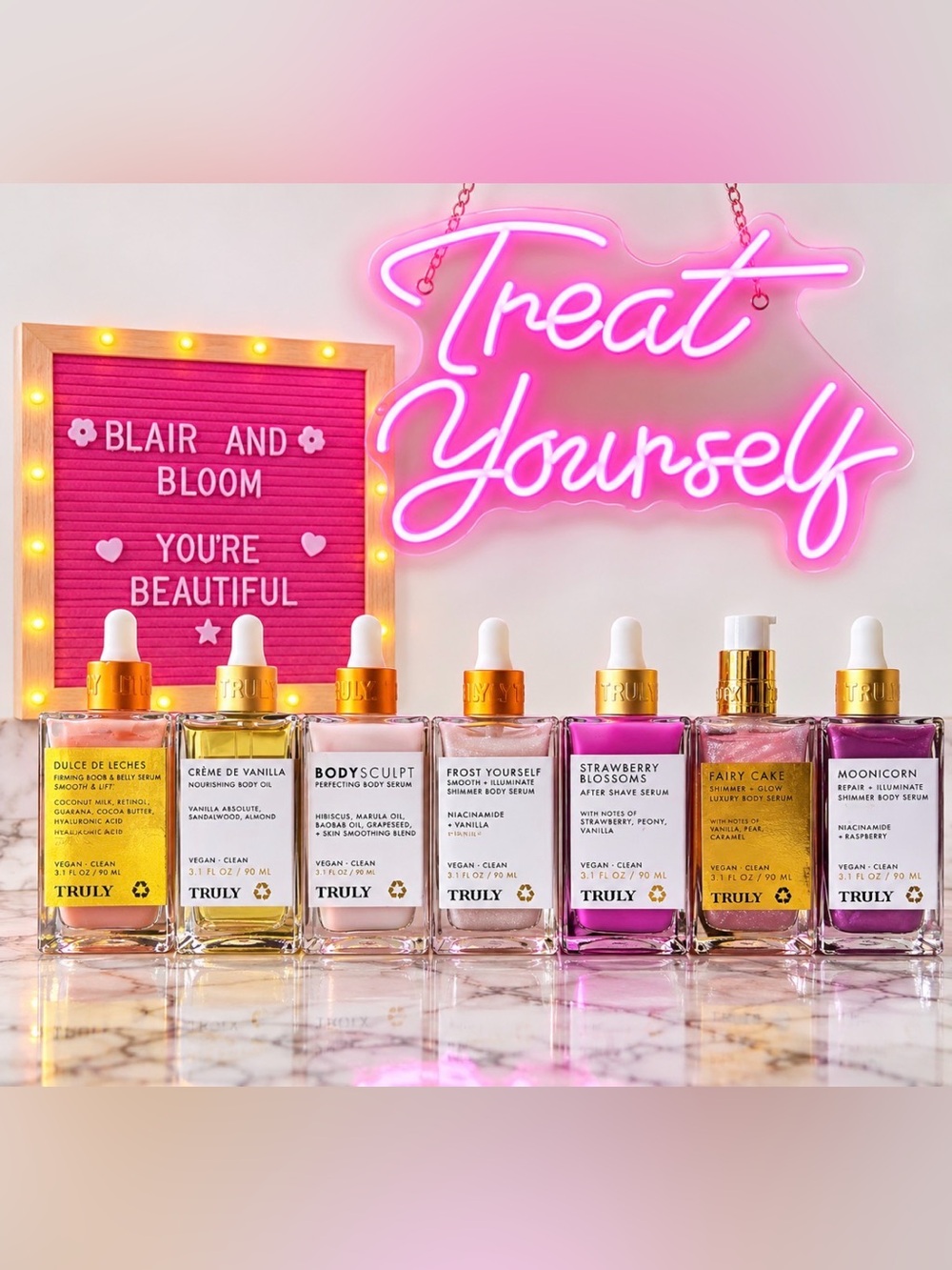 Truly Beauty Body Serums & Body Oils Bundle x 7